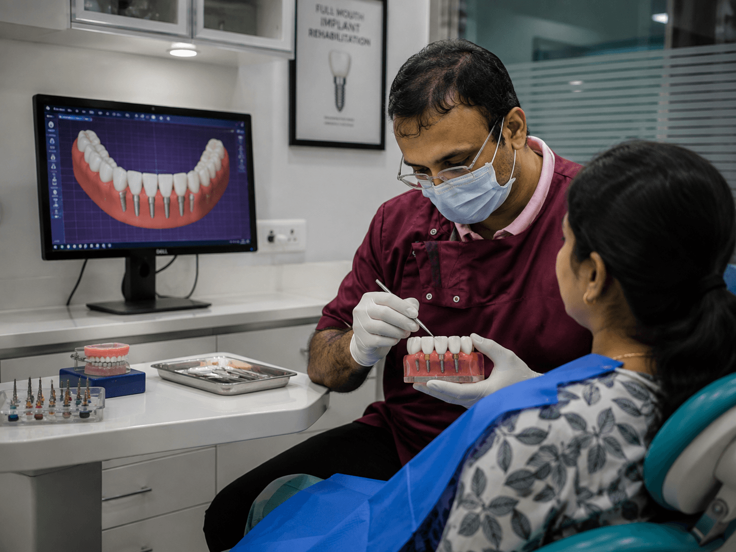 Computer-Guided Dental Implants at Chauhan's Dental Studio Indore